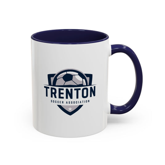 Trenton Soccer Association Accent Coffee Mug