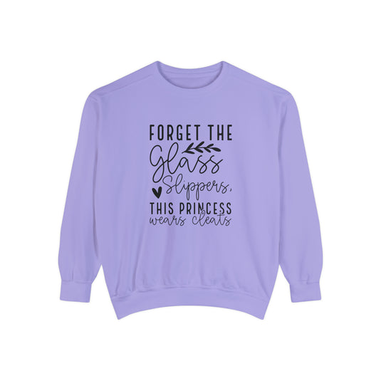 Forget the Glass Slippers Lacrosse Adult Unisex Premium Crewneck Sweatshirt