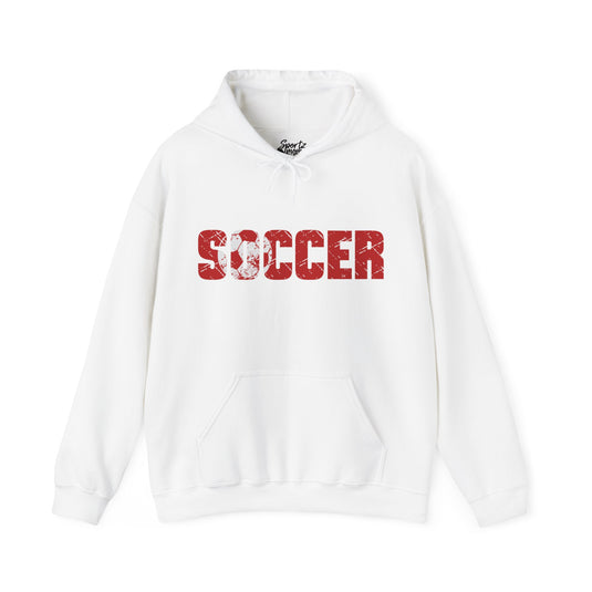 Soccer Adult Unisex Basic Hooded Sweatshirt