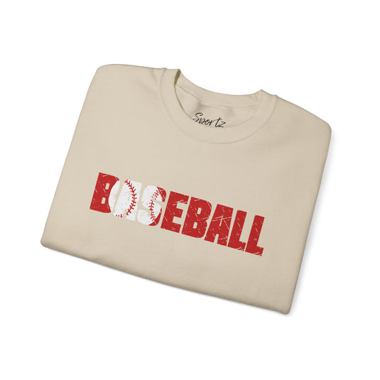 Baseball Adult Unisex Basic Crewneck Sweatshirt