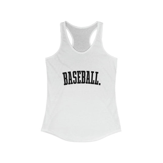 Tall Design Baseball Women's Racerback Tank