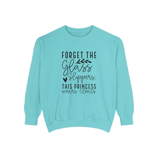 Forget the Glass Slippers Lacrosse Adult Unisex Premium Crewneck Sweatshirt