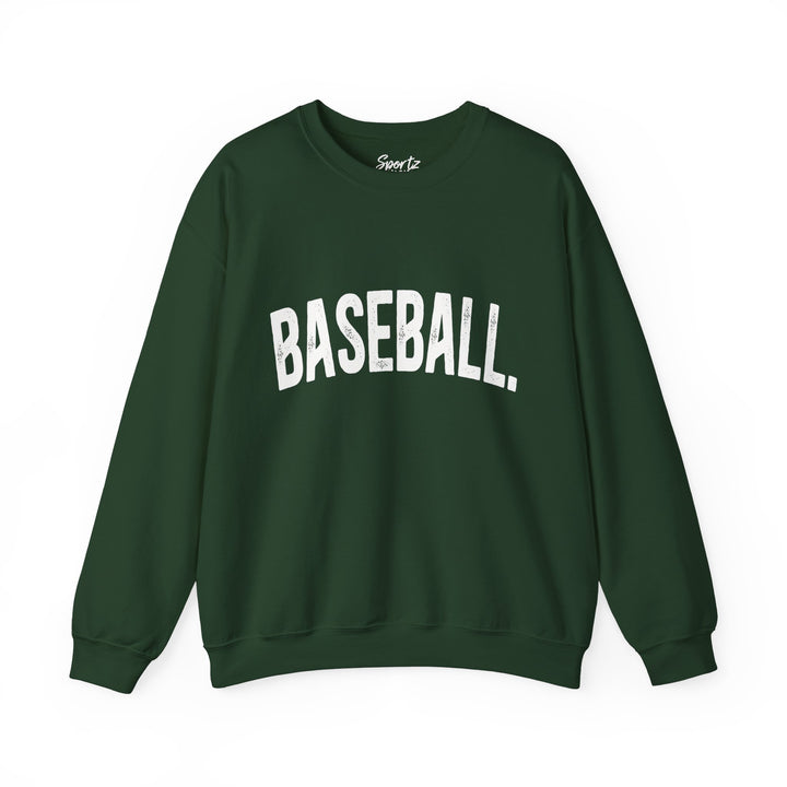 Rustic Design Baseball Adult Unisex Crewneck Sweatshirt