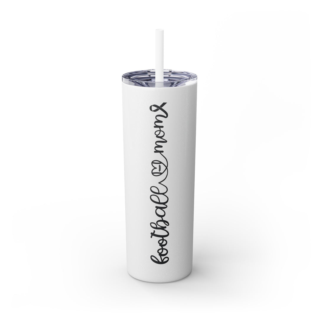 Cancer Collection Pick Your Sport Mom Ribbon & Heart 20oz Skinny Tumbler with Straw