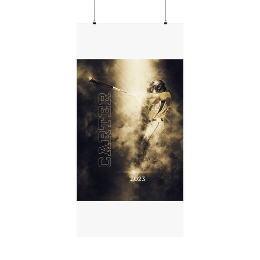 Matte Vertical Poster w/Smoke Effect