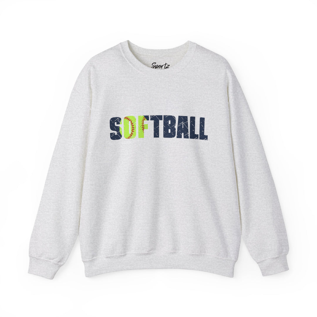 Softball Adult Unisex Crewneck Sweatshirt
