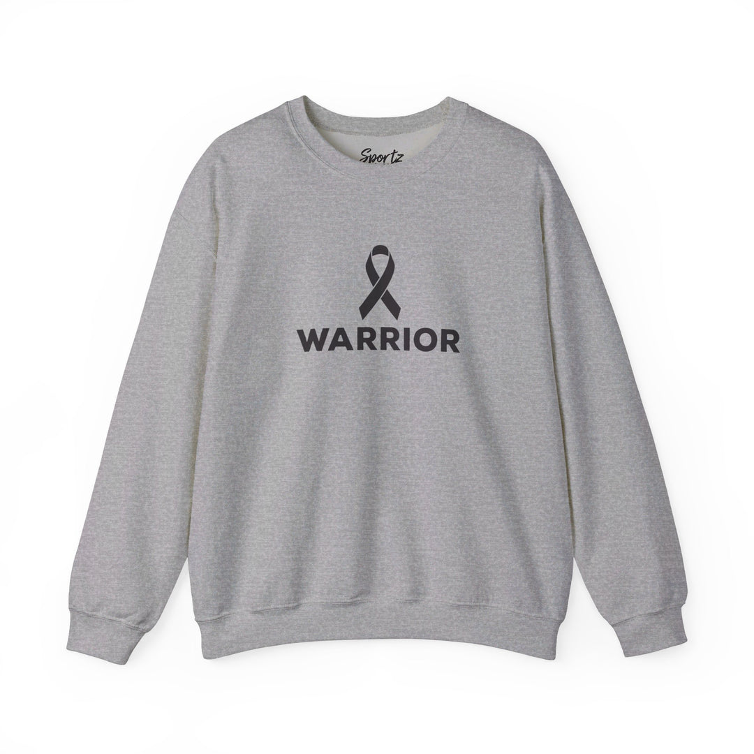 Cancer Ribbon Warrior Adult Unisex Crewneck Sweatshirt