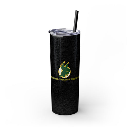 Colorado Valkyrie Volleyball Club Skinny Tumbler with Straw 20oz