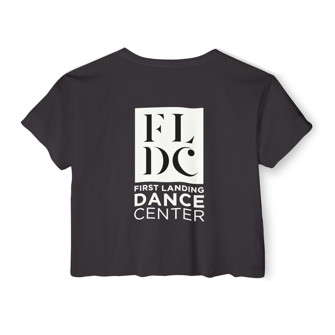 First Landing Dance Center Women's Mid-Level Cropped T-shirt