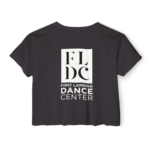 First Landing Dance Center Women's Mid-Level Cropped T-shirt