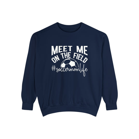 Meet Me on the Field Soccer Adult Unisex Premium Crewneck Sweatshirt