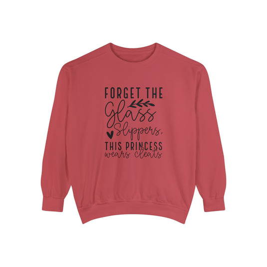 Forget the Glass Slippers Lacrosse Adult Unisex Premium Crewneck Sweatshirt