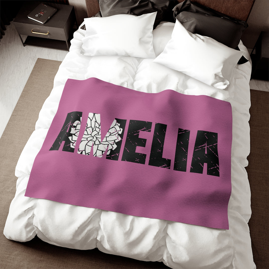 Cheer Sweatshirt Blanket w/Custom Name