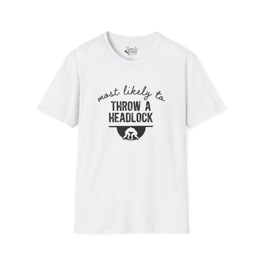 Most Likely To Wrestling Adult Unisex Basic T-Shirt