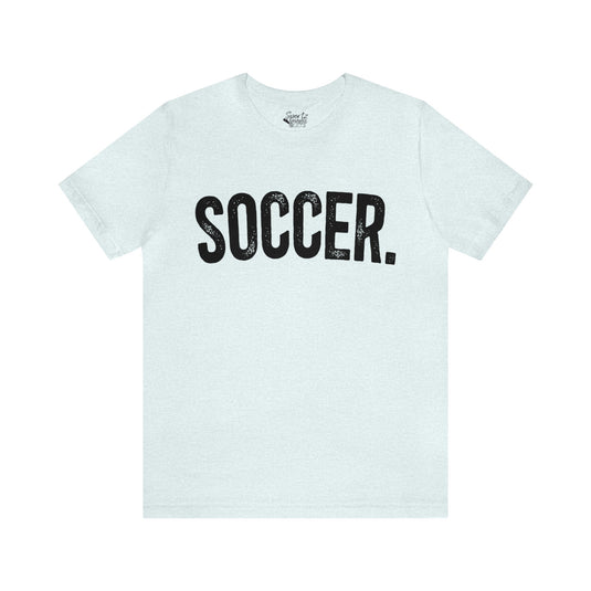 Rustic Design Soccer Adult Unisex Mid-Level T-Shirt