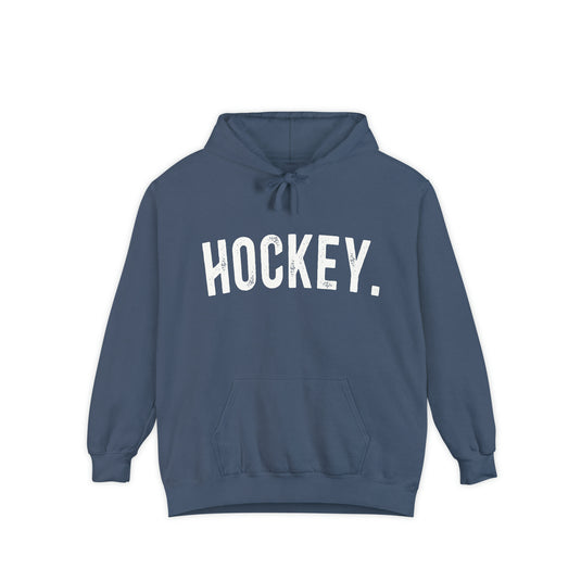 Rustic Design Hockey Adult Unisex Premium Hooded Sweatshirt