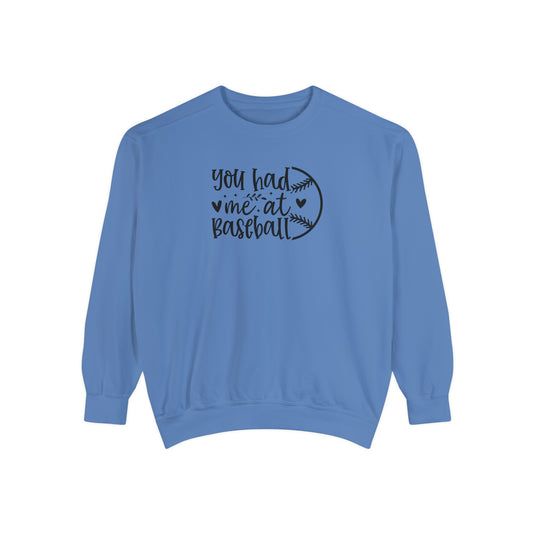 You Had Me at Baseball Adult Unisex Premium Crewneck Sweatshirt