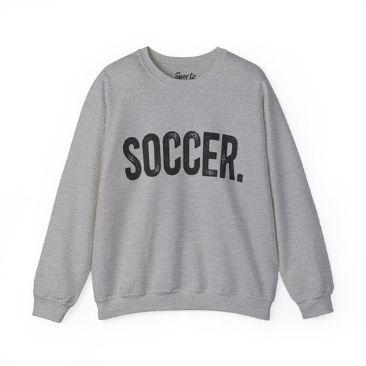 Rustic Design Soccer Adult Unisex Basic Crewneck Sweatshirt