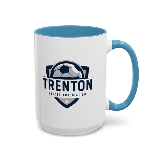 Trenton Soccer Association Accent Coffee Mug