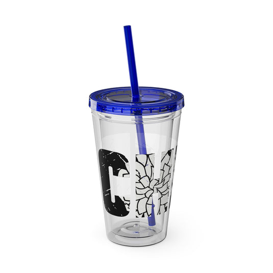 Cheer 16 oz Sunsplash Tumbler with Straw