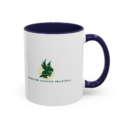 Colorado Valkyrie Volleyball Club Accent Coffee Mug