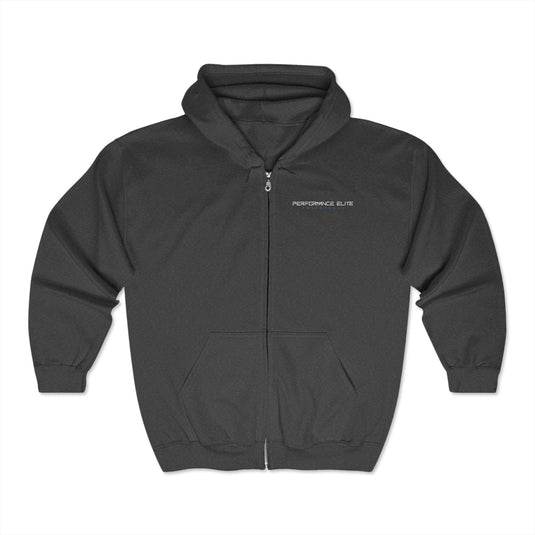 Performance Elite Unisex Adult Basic Full Zip Hooded Sweatshirt