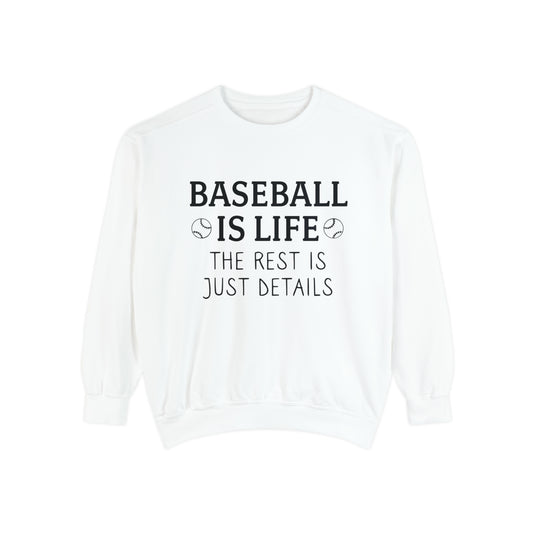 Baseball is Life Adult Unisex Premium Crewneck Sweatshirt