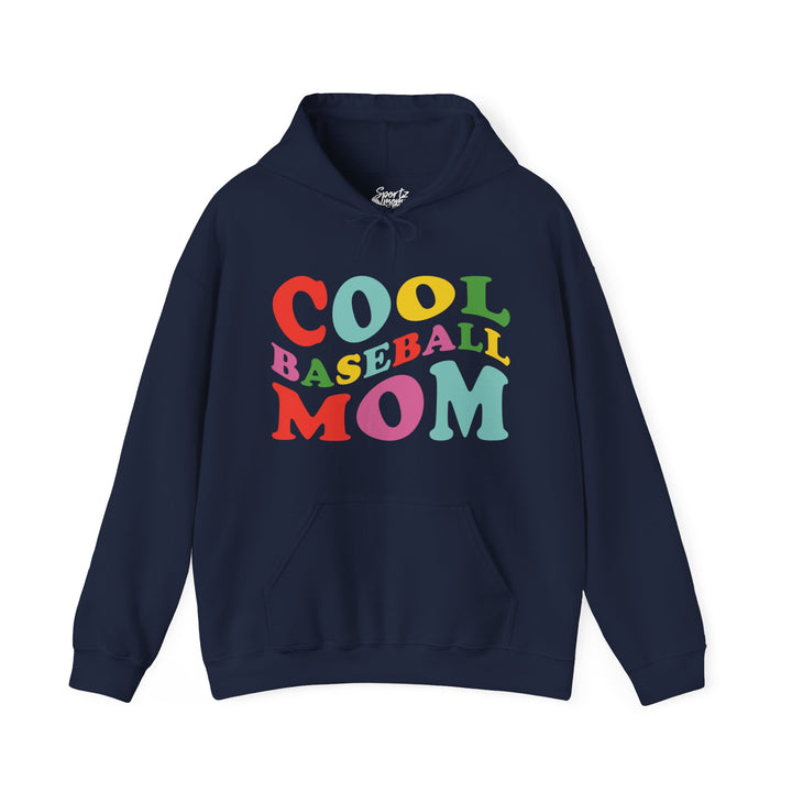 Cool Baseball Mom Adult Unisex Hooded Sweatshirt