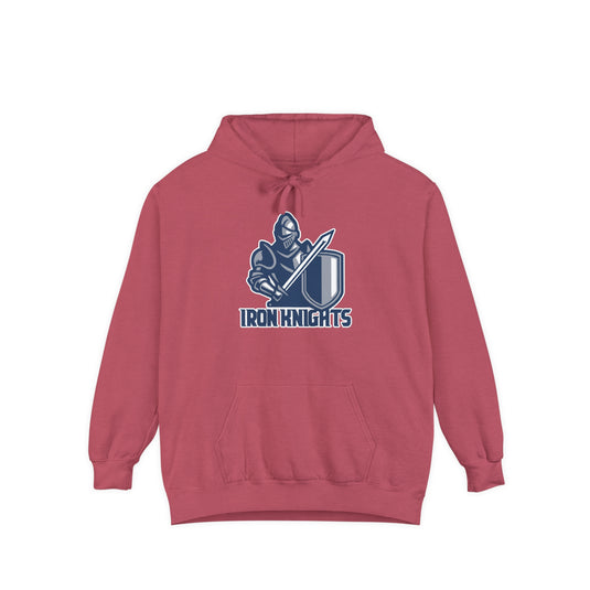 Iron Knights Premium Adult Unisex Hooded Sweatshirt W/Knight Logo Only