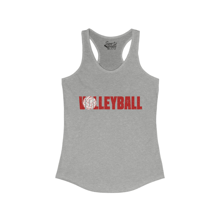 Volleyball Adult Women's Racerback Tank