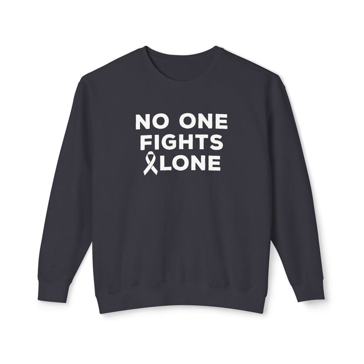 No One Fights Alone Adult Unisex Premium Crewneck Sweatshirt