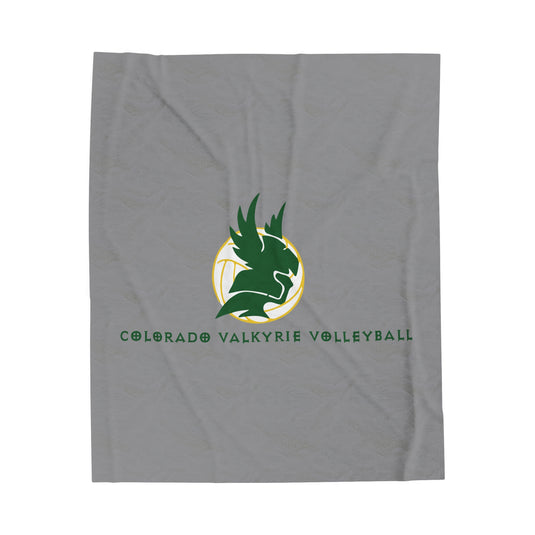 Colorado Valkyrie Volleyball Club Velveteen Plush Blanket