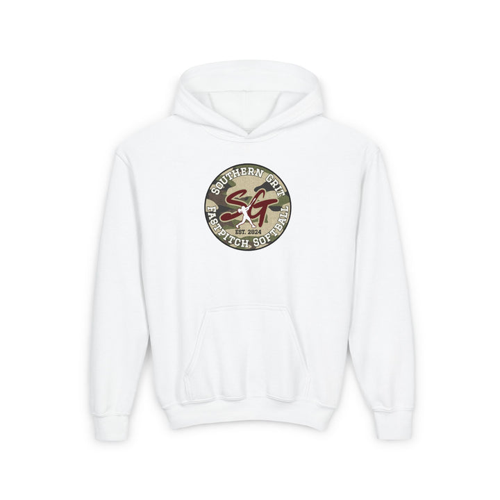 Southern Grit Unisex Youth Hooded Sweatshirt w/Both Logos