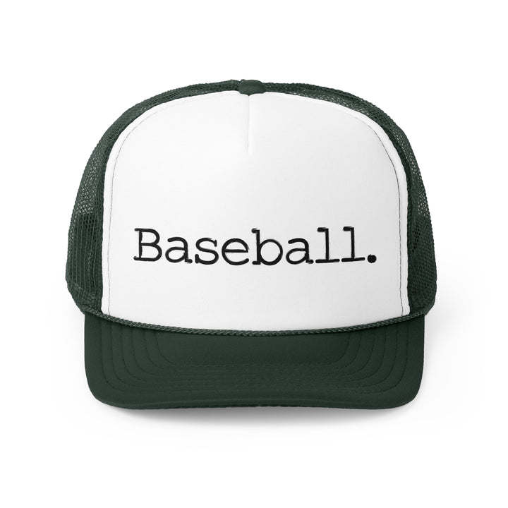 Typewriter Design Baseball Trucker Hat