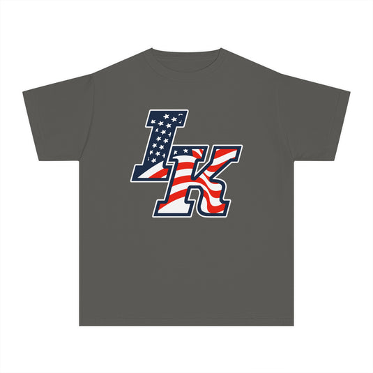 Iron Knights Youth Premium Tshirt - w/Flag Logo Only