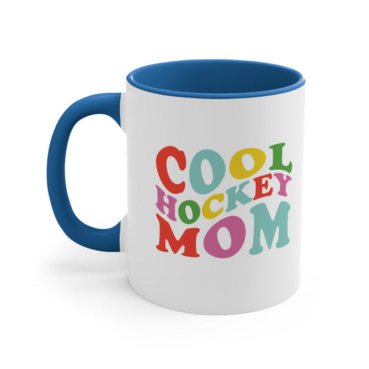 Cool Hockey Mom 11oz Accent Mug