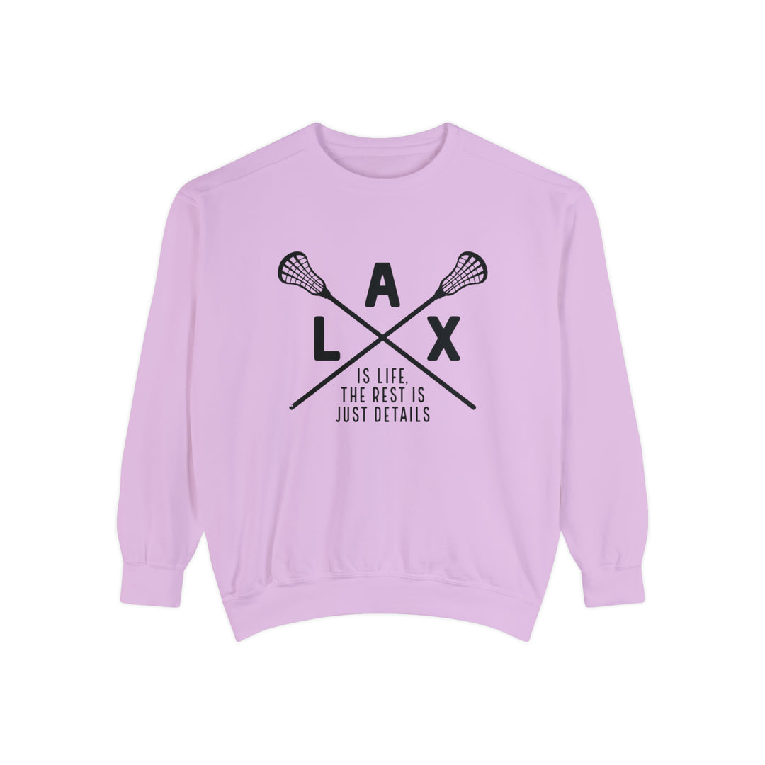 LAX is Life Lacrosse Adult Unisex Premium Crewneck Sweatshirt