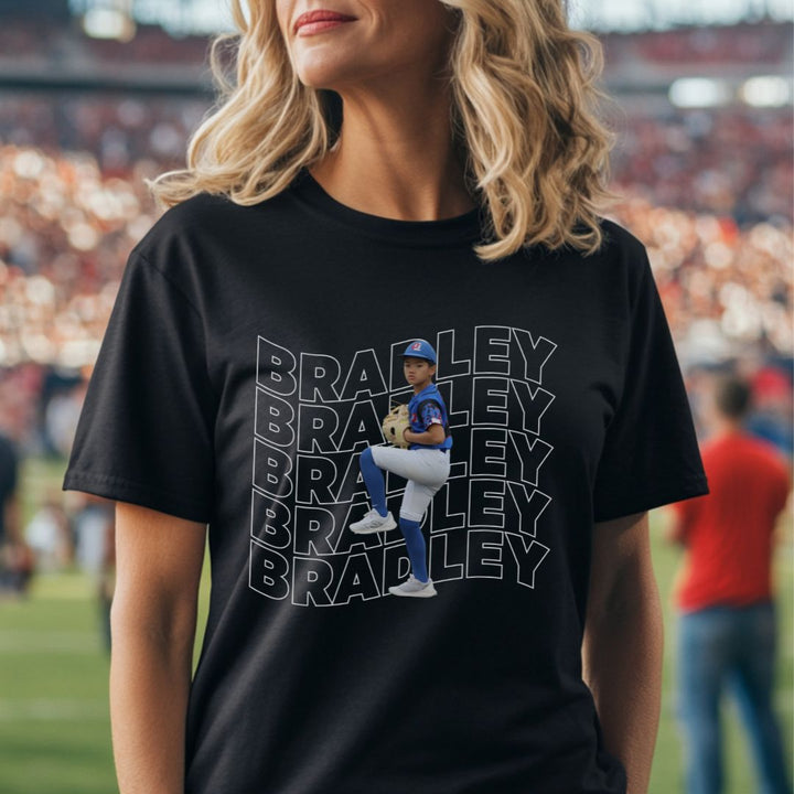 Picture Wavy Name Design - Unisex Adult T-Shirt