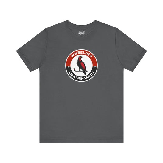 Wheeling Lightningbirds Unisex Adult Mid-Level T-Shirt