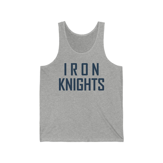 Iron Knights Unisex Jersey Tank w/Text Only Logo