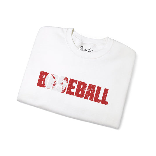 Baseball Adult Unisex Basic Crewneck Sweatshirt