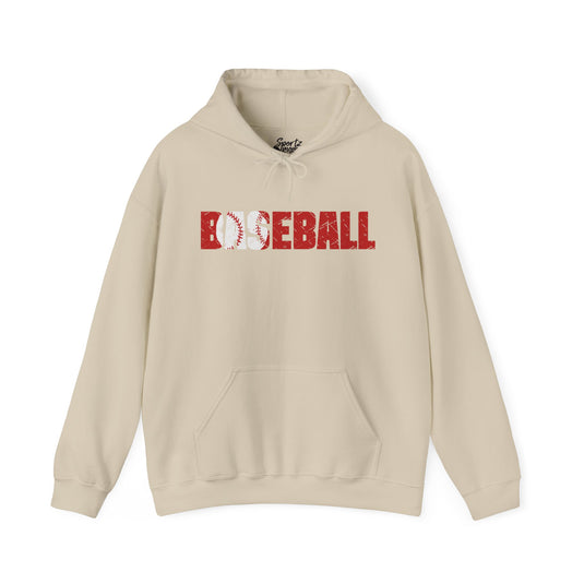 Baseball Adult Unisex Basic Hooded Sweatshirt