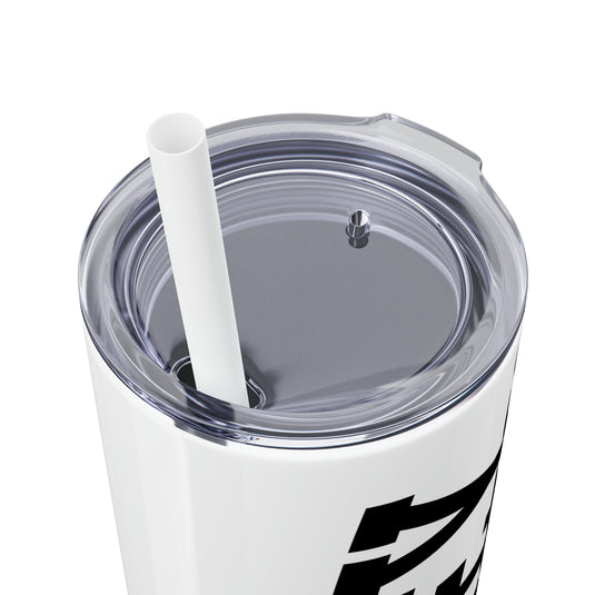 Tall Design Hockey 20oz Skinny Tumbler with Straw in Matte or Glossy