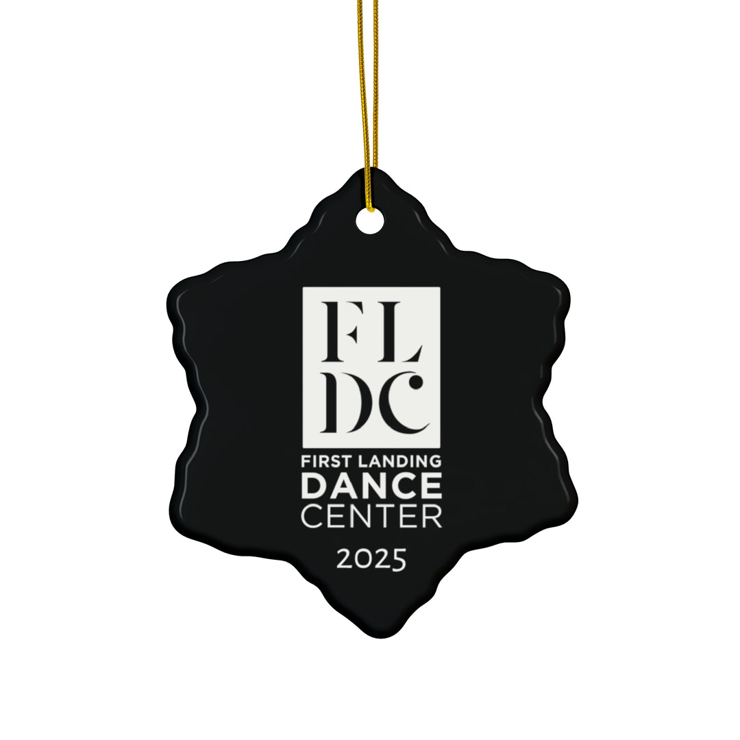 First Landing Center Dance Ceramic Ornament