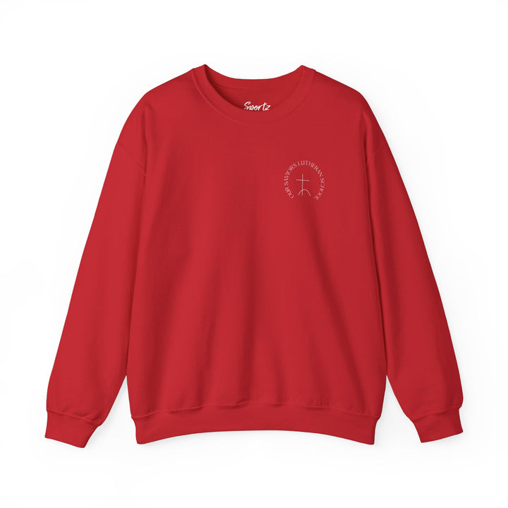 Clarissa Red Crewneck Sweatshirt