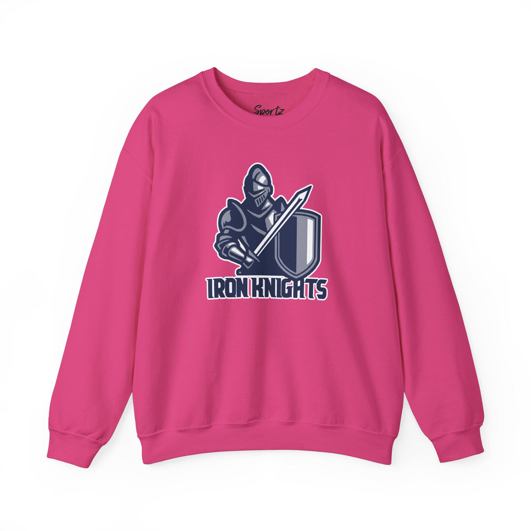 Iron Knights Adult Unisex Crewneck Sweatshirt W/Knight Logo Only