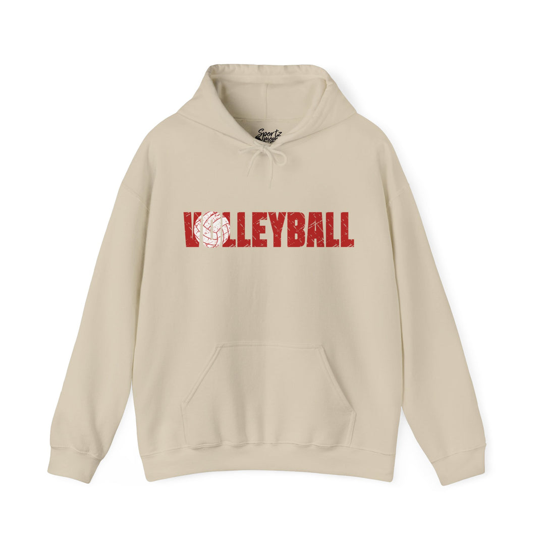 Volleyball Adult Unisex Hooded Sweatshirt