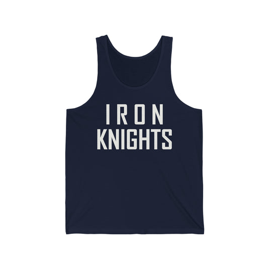 Iron Knights Unisex Jersey Tank w/Text Only Logo