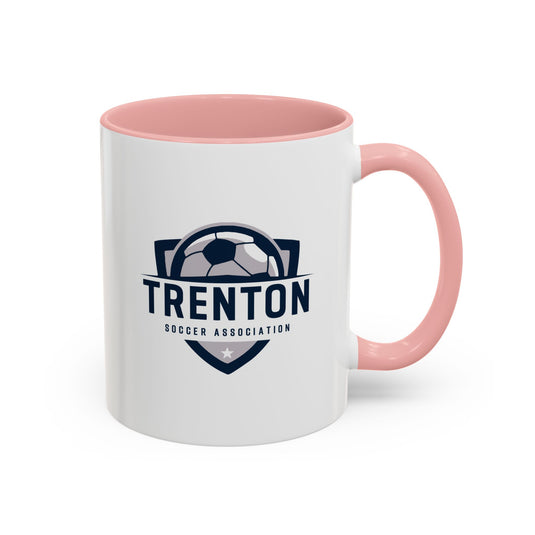 Trenton Soccer Association Accent Coffee Mug