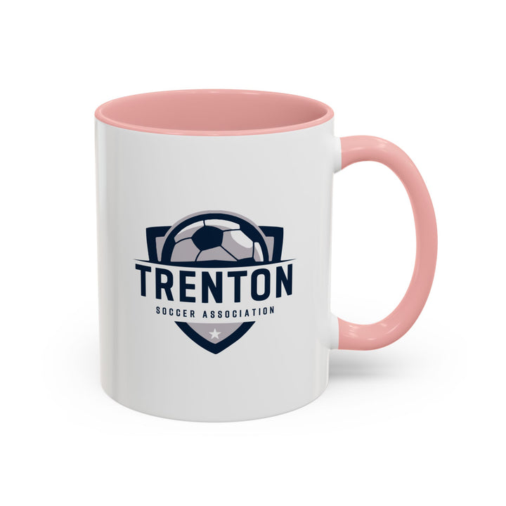 Trenton Soccer Association Accent Coffee Mug